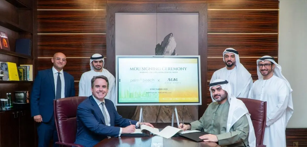 Memorandum of Understanding signing ceremony between AMKM and the Palm Beach Chamber of Commerce